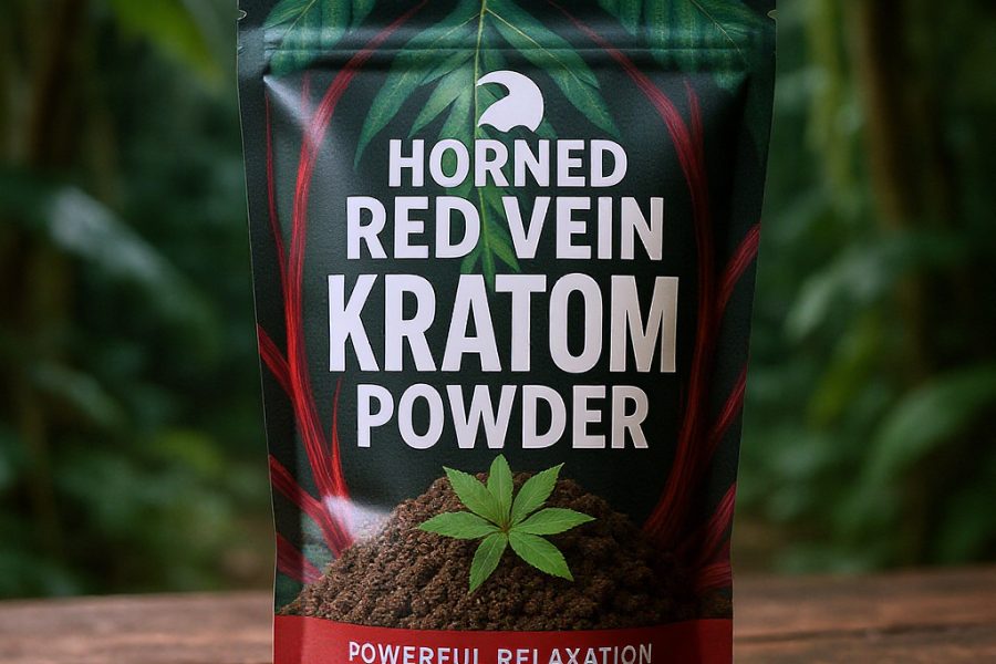 Horned Red Vein Kratom Powder – Powerful Relaxation Without Sedation