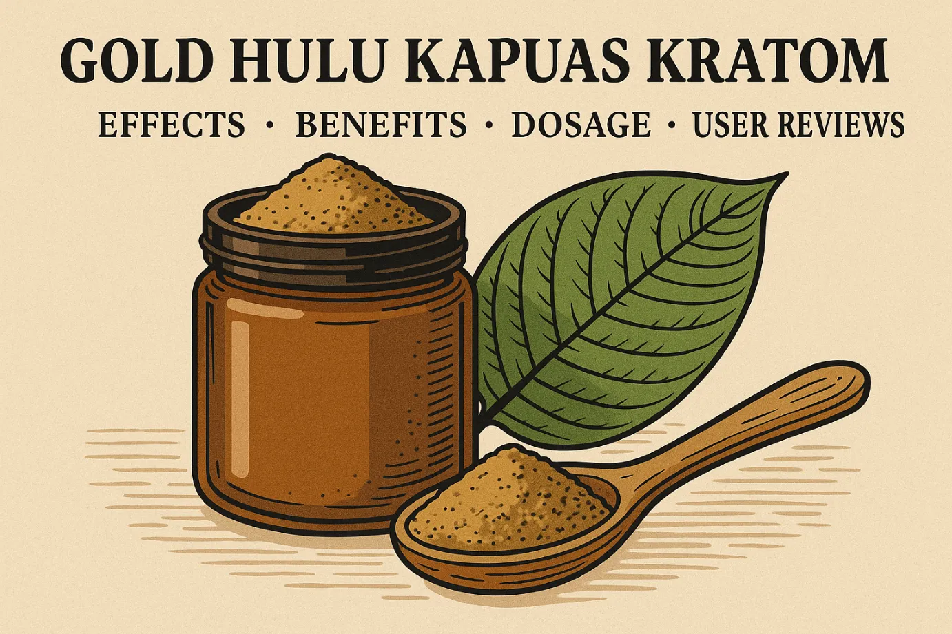 Gold Hulu Kapuas Kratom – Effects, Benefits, Dosage & User Reviews