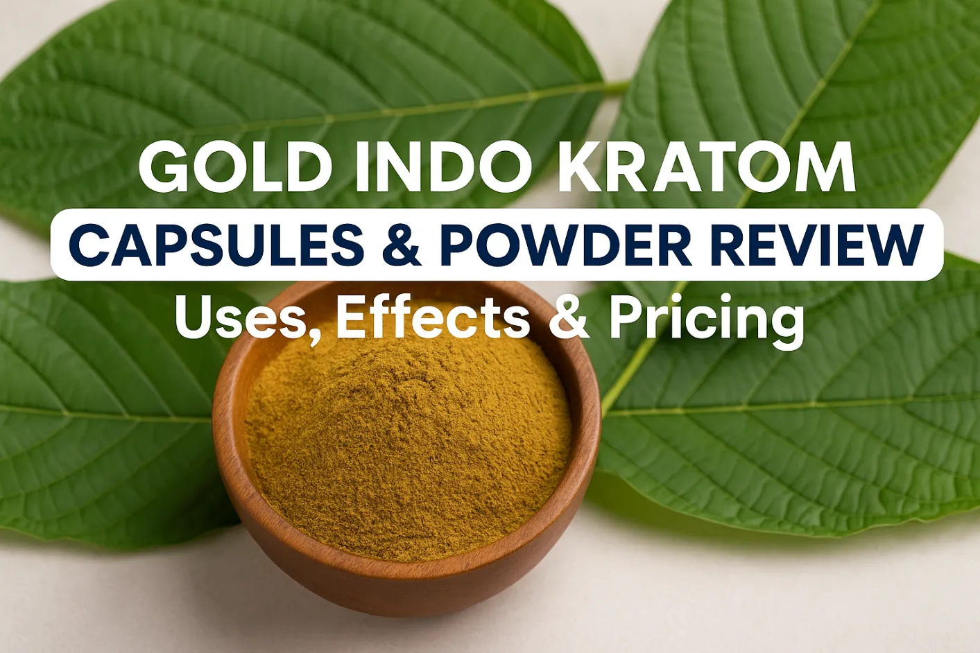 Gold Indo Kratom Capsules