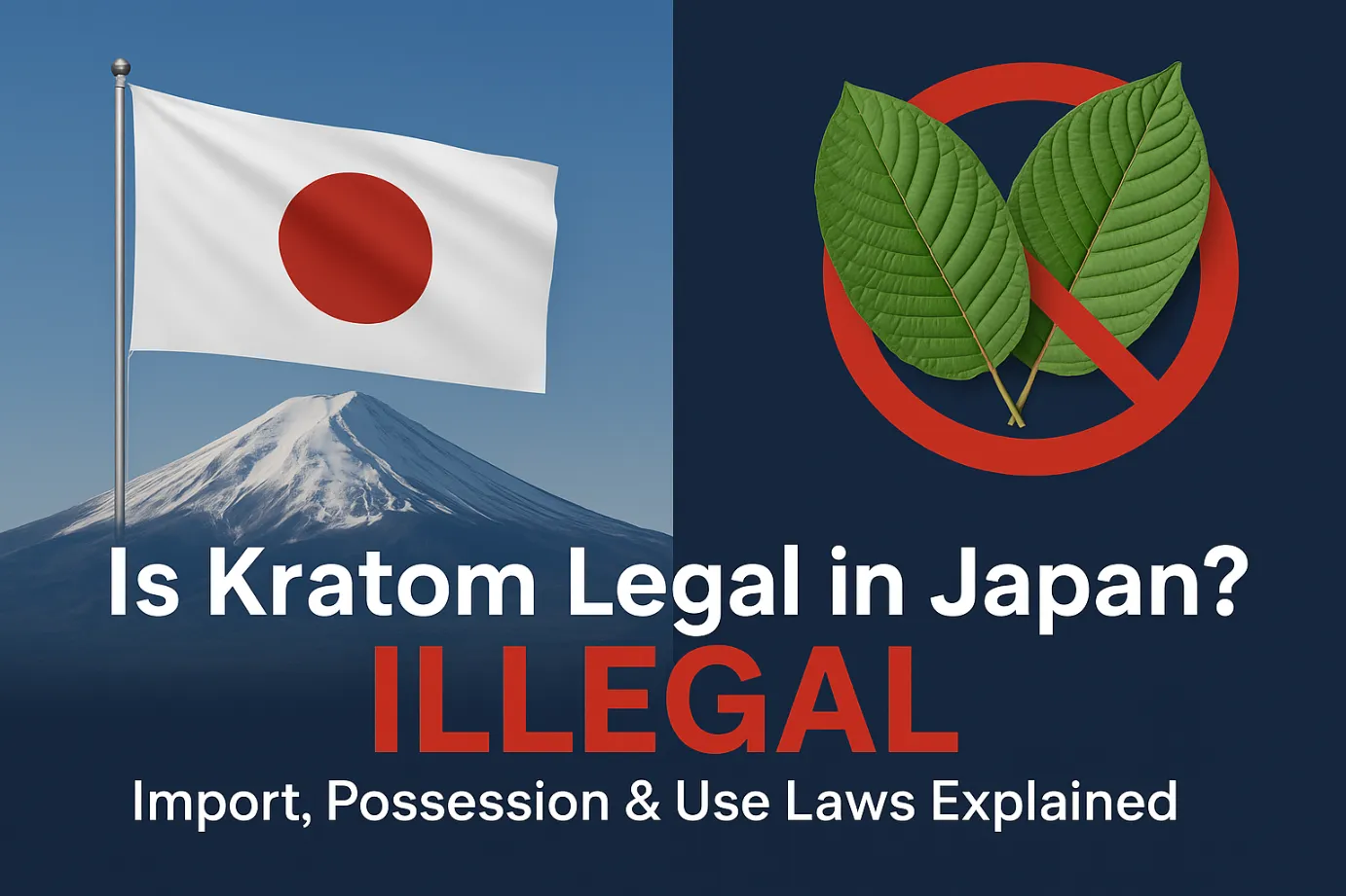 Is Kratom Legal in Japan Import, Possession & Use Laws Explained