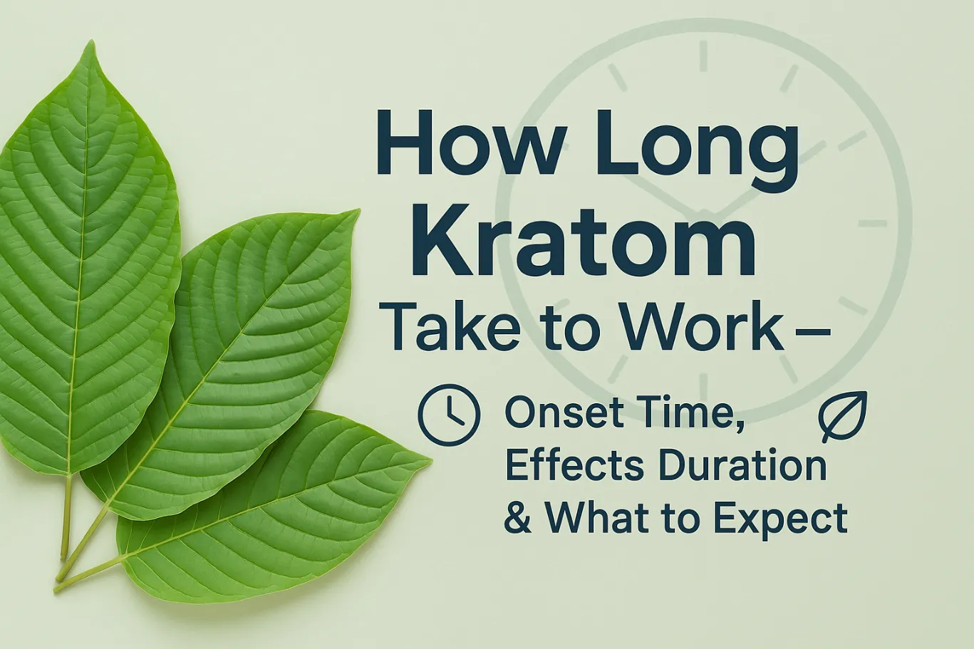How Long Does Kratom Take to Work
