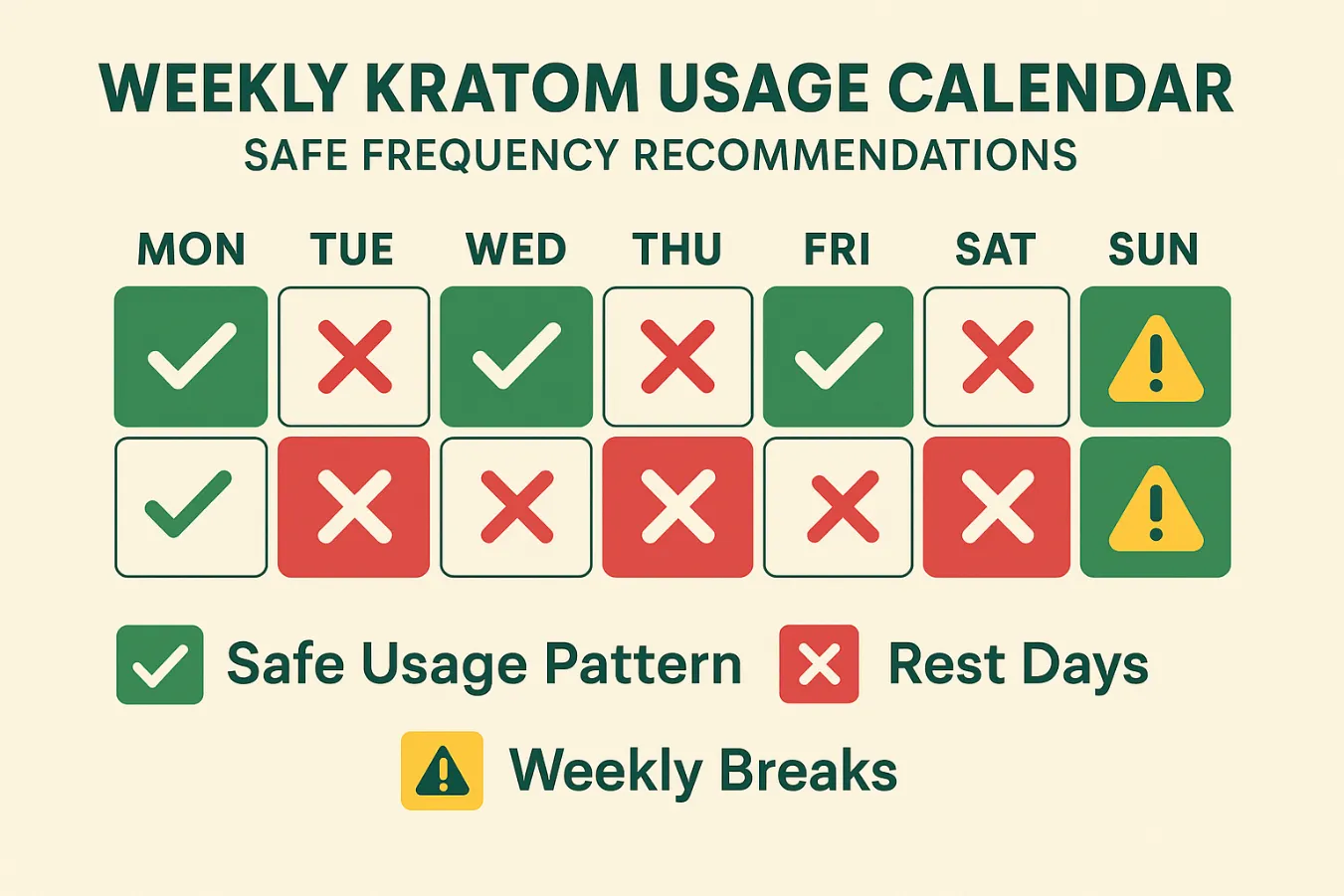 How often can you take kratom safely