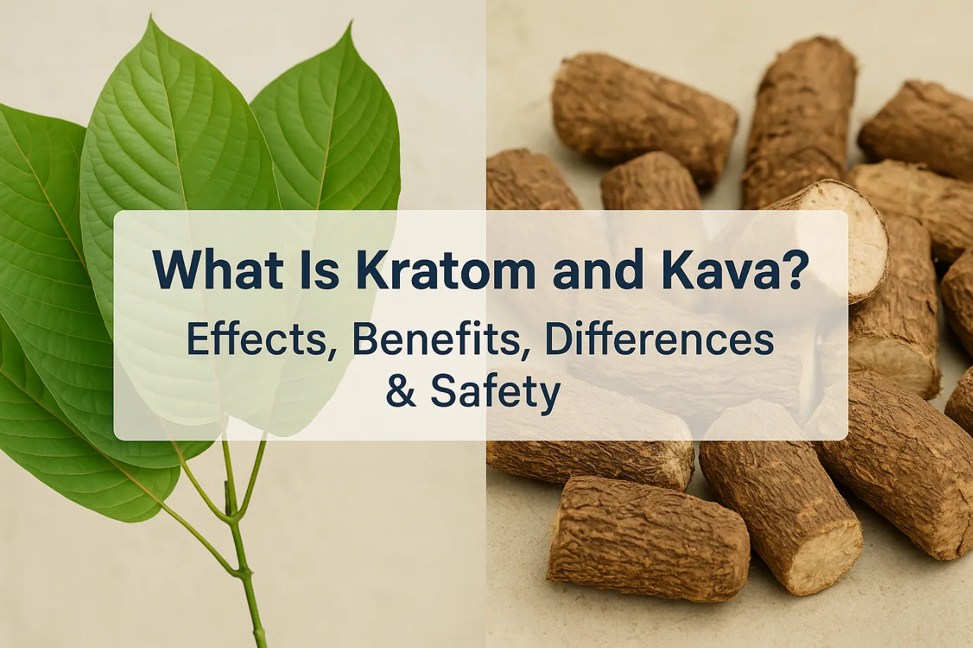 What Is Kratom and Kava Effects, Benefits, Differences & Safety1