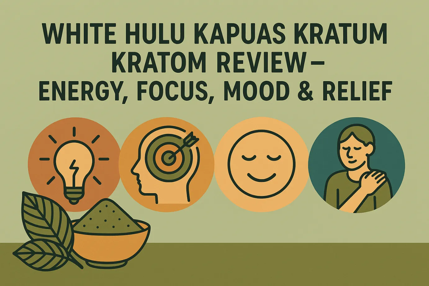 White Hulu Kapuas Kratom Review – Energy, Focus, Mood & Relief