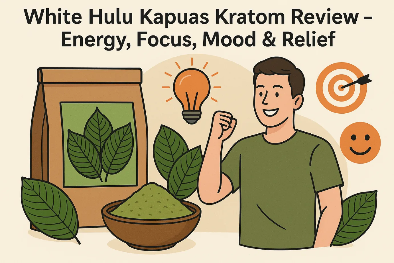 White Hulu Kapuas Kratom Review – Energy, Focus, Mood & Relief3