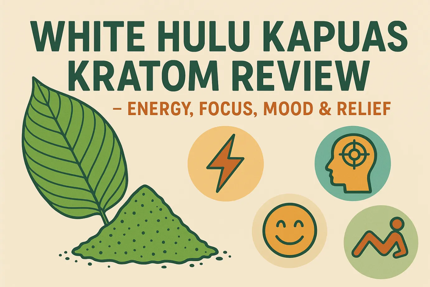 White Hulu Kapuas Kratom Review – Energy, Focus, Mood & Relief