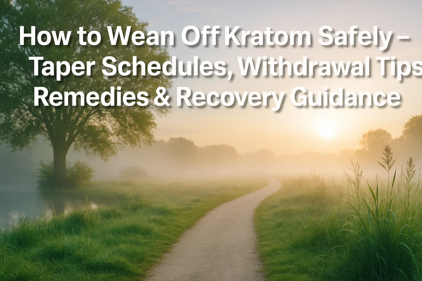 How to Wean Off Kratom Safely –