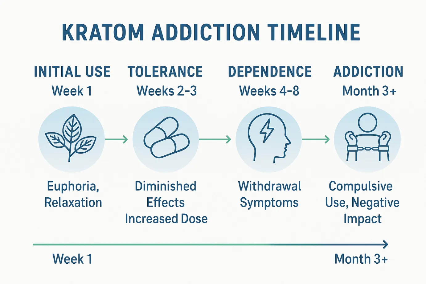 How Long Does It Take to Get Addicted to Kratom?