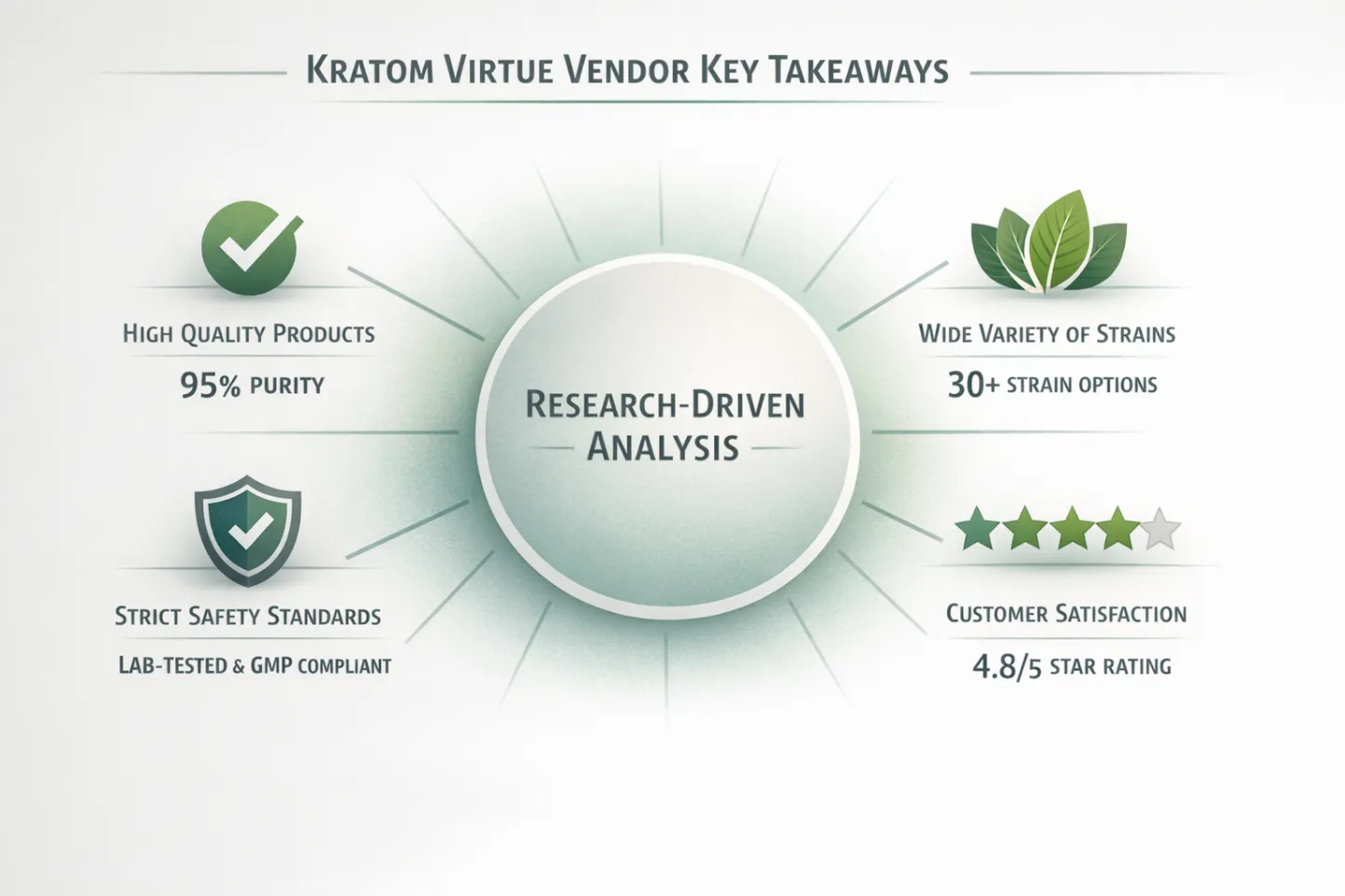 Kratom Virtue Vendor Key Takeaways
