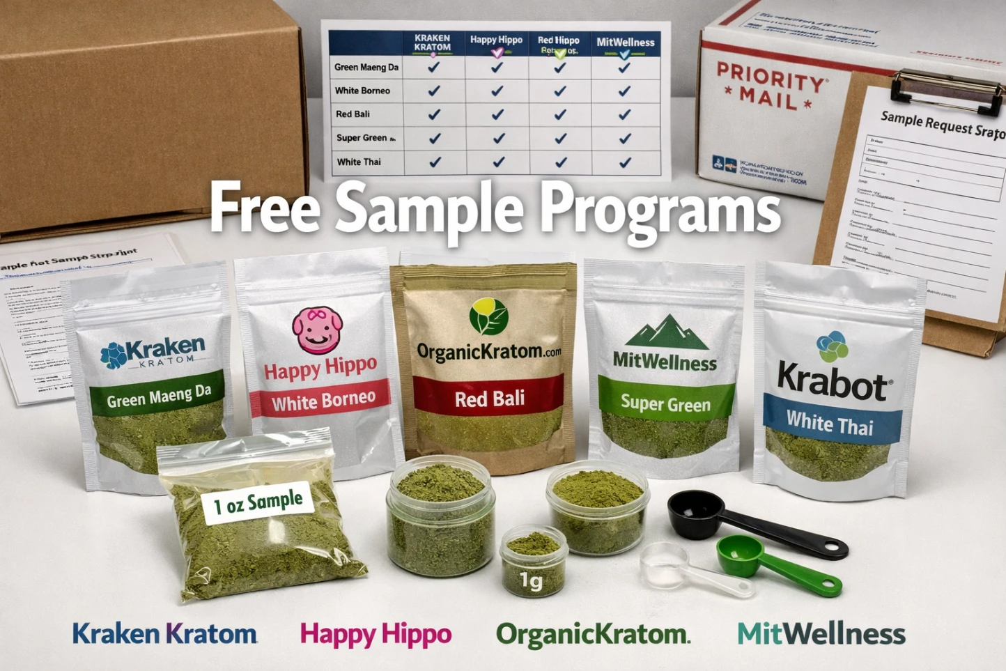 Free Kratom Samples Vendor Offers