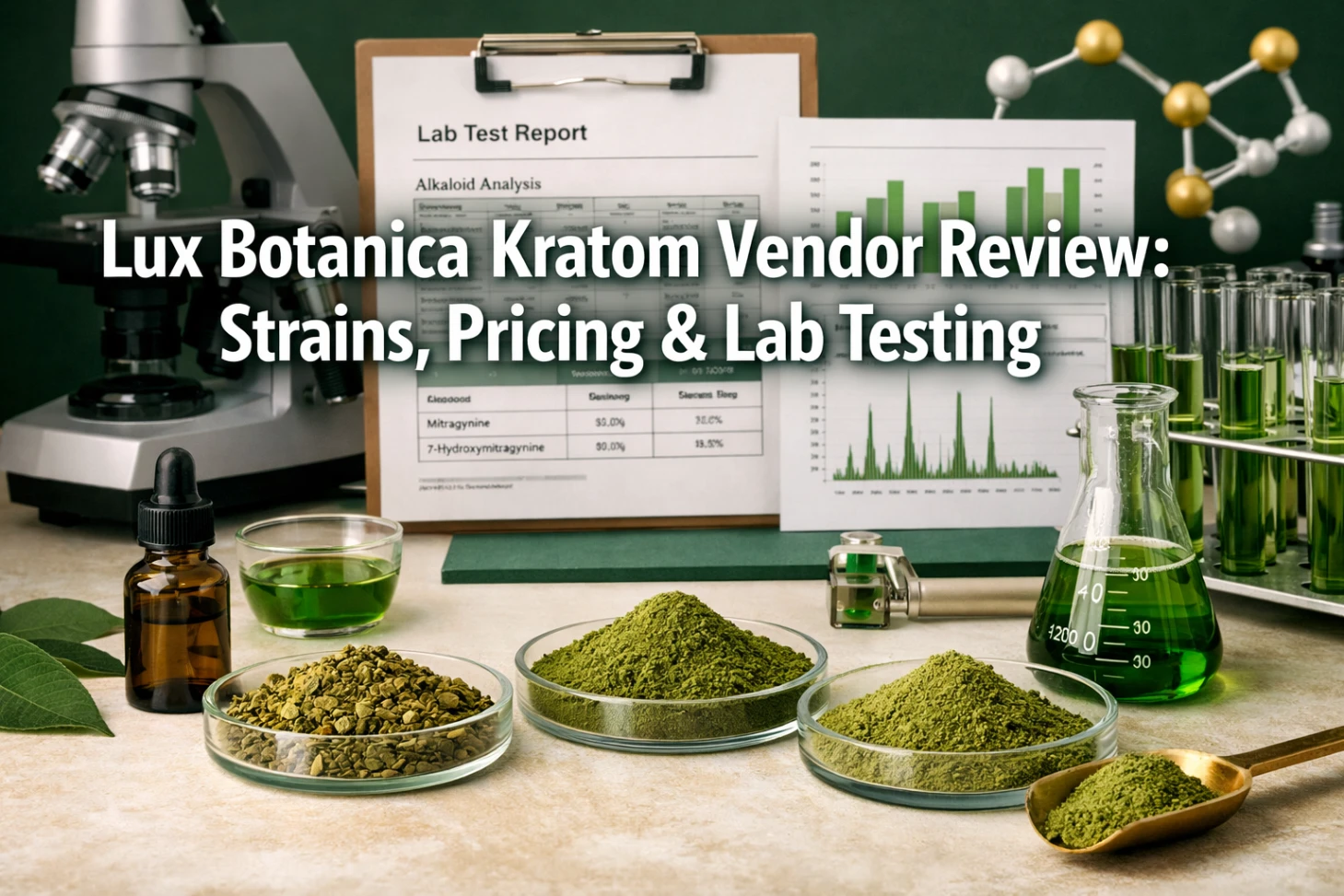 Lux Botanica Kratom Vendor Review Strains , Pricing & Lab Testing