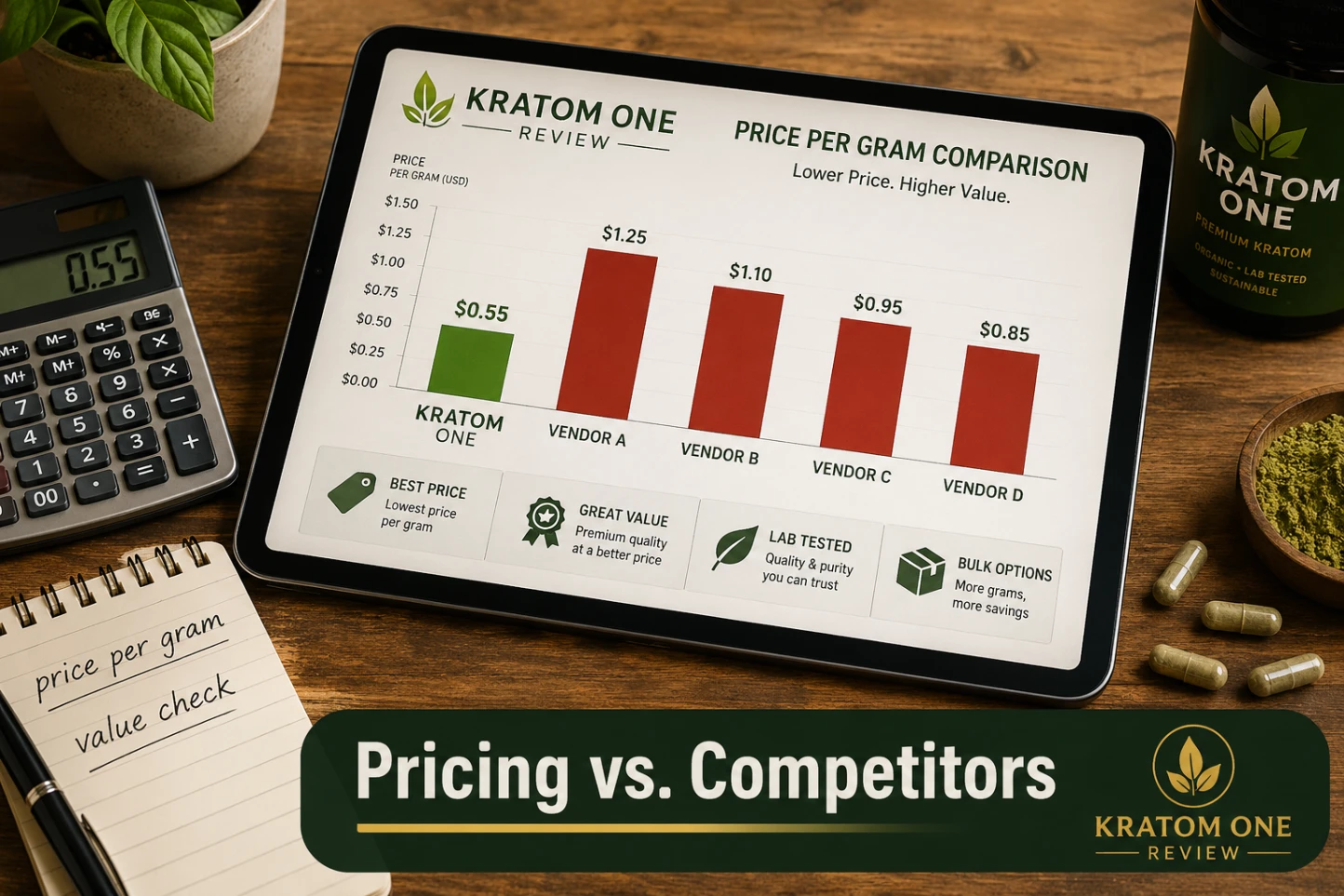 Kratom One Kratom Vendor Review Pricing
