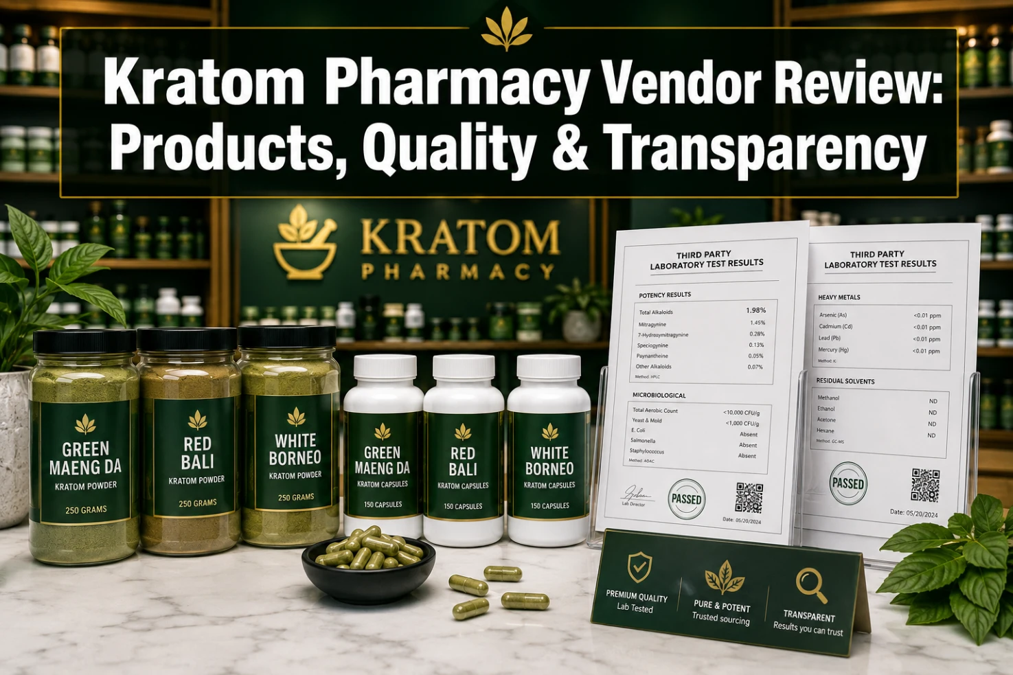 Kratom Pharmacy Kratom Vendor Review Products, Quality, and Transparency