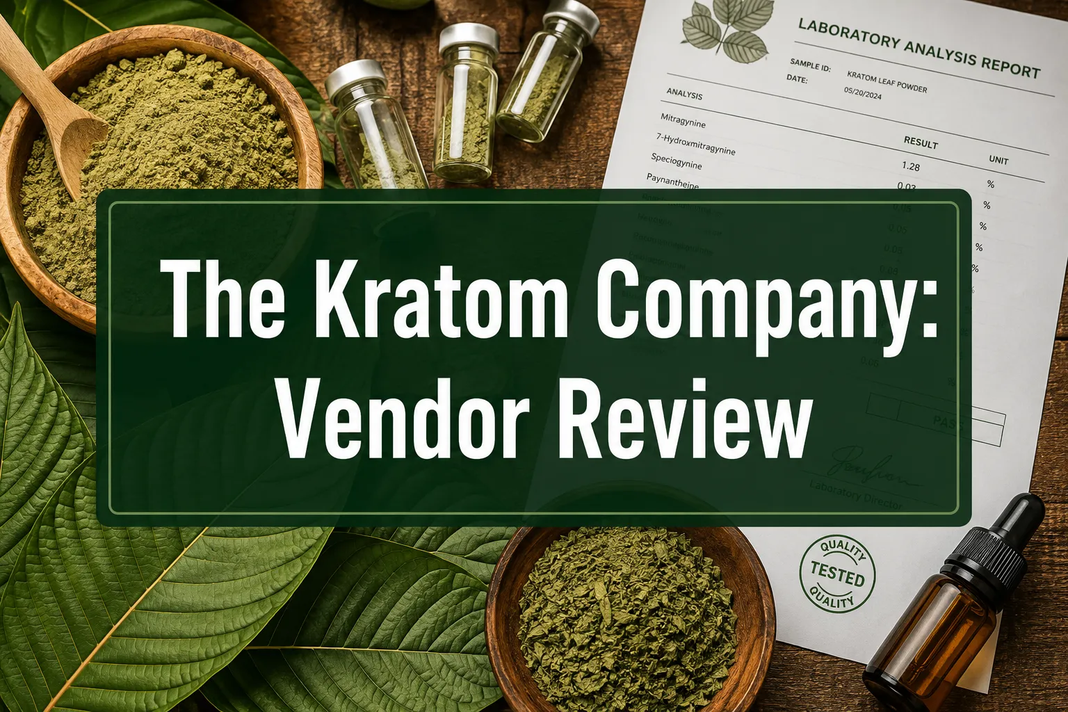 The Kratom Company Vendor Review Quality, Strains & Customer Experience