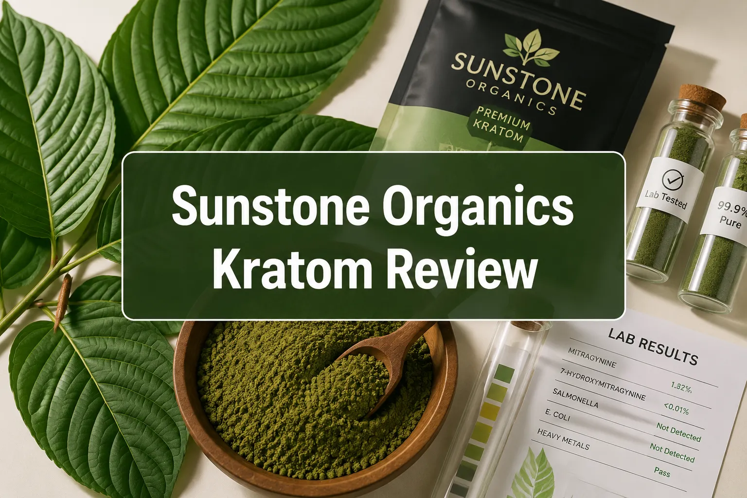 Sunstone Organics Kratom Vendor Quality, Testing & Product Selectio1