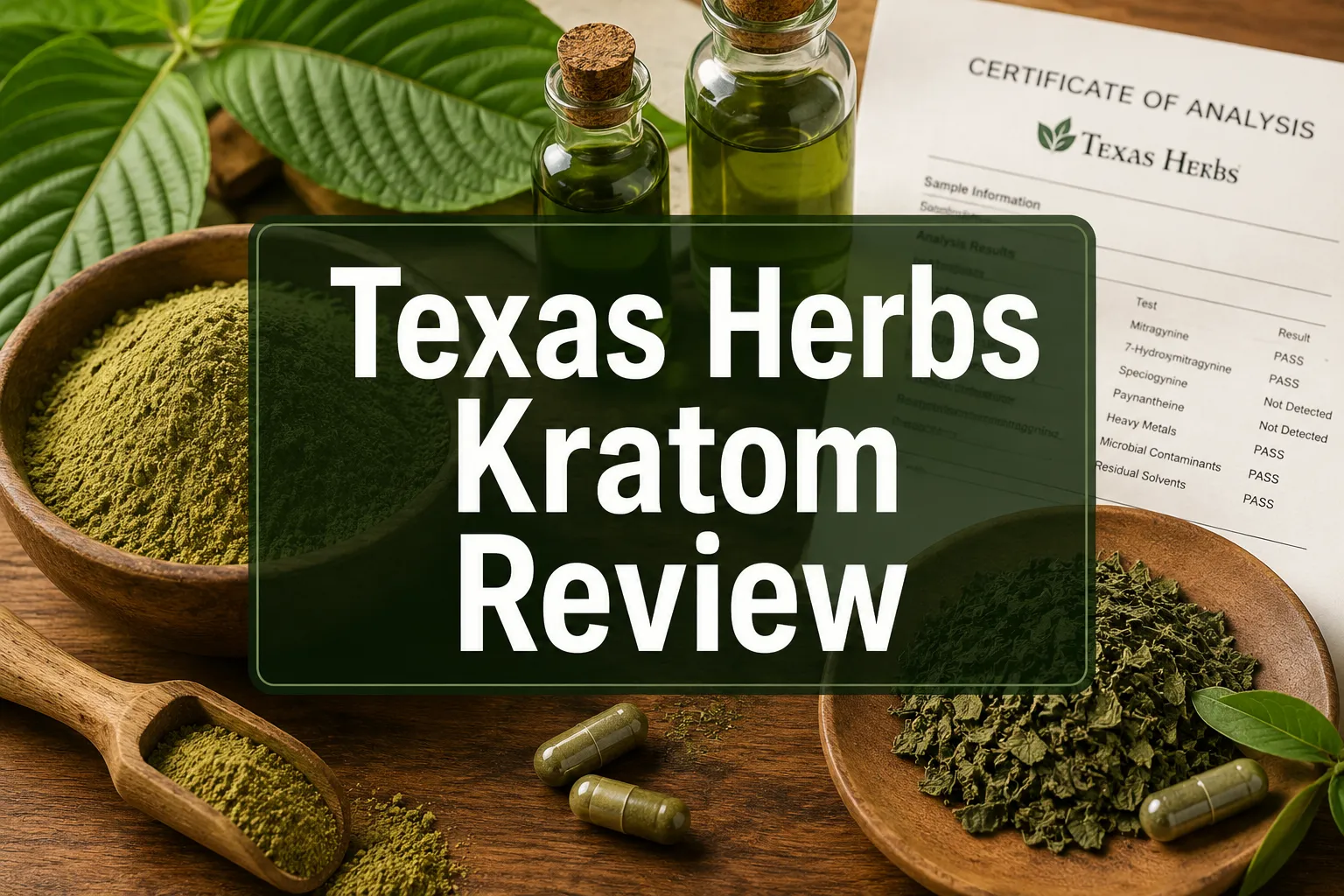 Texas Herbs Kratom Vendor Review Quality, Lab Testing & Customer
