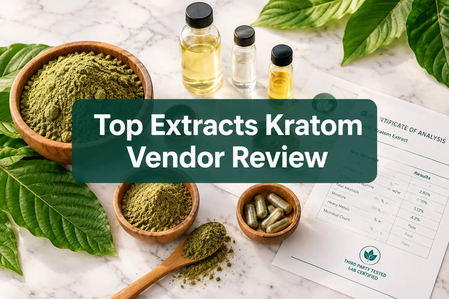 Top Extracts Kratom Vendor Review Products, Quality, Lab Testing & Buying