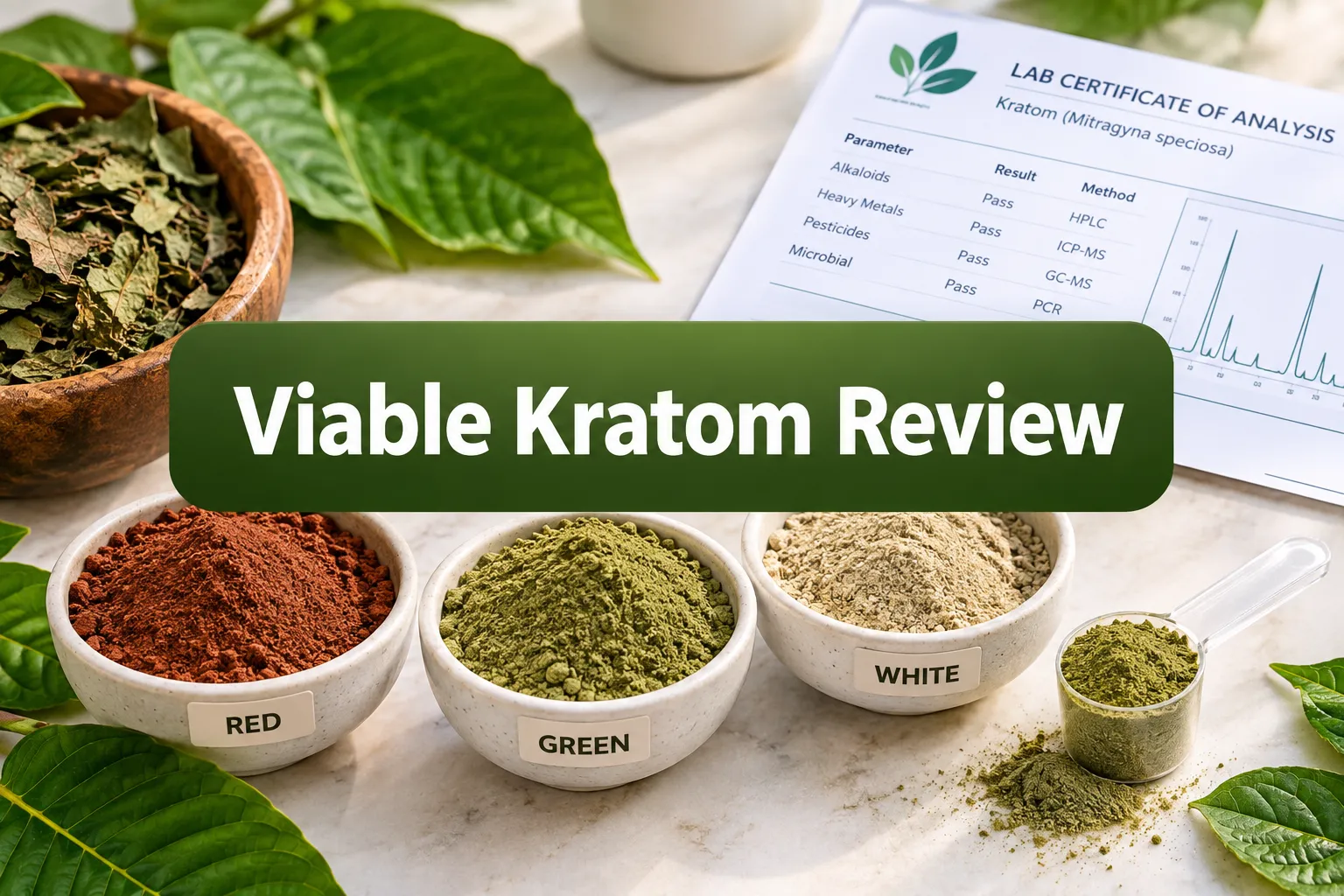 Viable Kratom Review Products, Strains, Lab Testing, Pricing